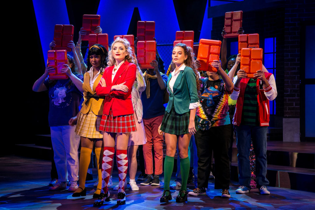 The cast of Heathers: The Musical on stage