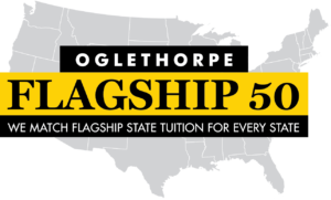 Oglethorpe Flagship 50 graphic