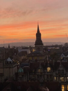 Oxford Sunet by Allison Tate, OU student