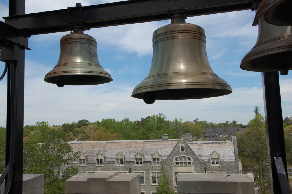 Carillon bells and Hearst Hall