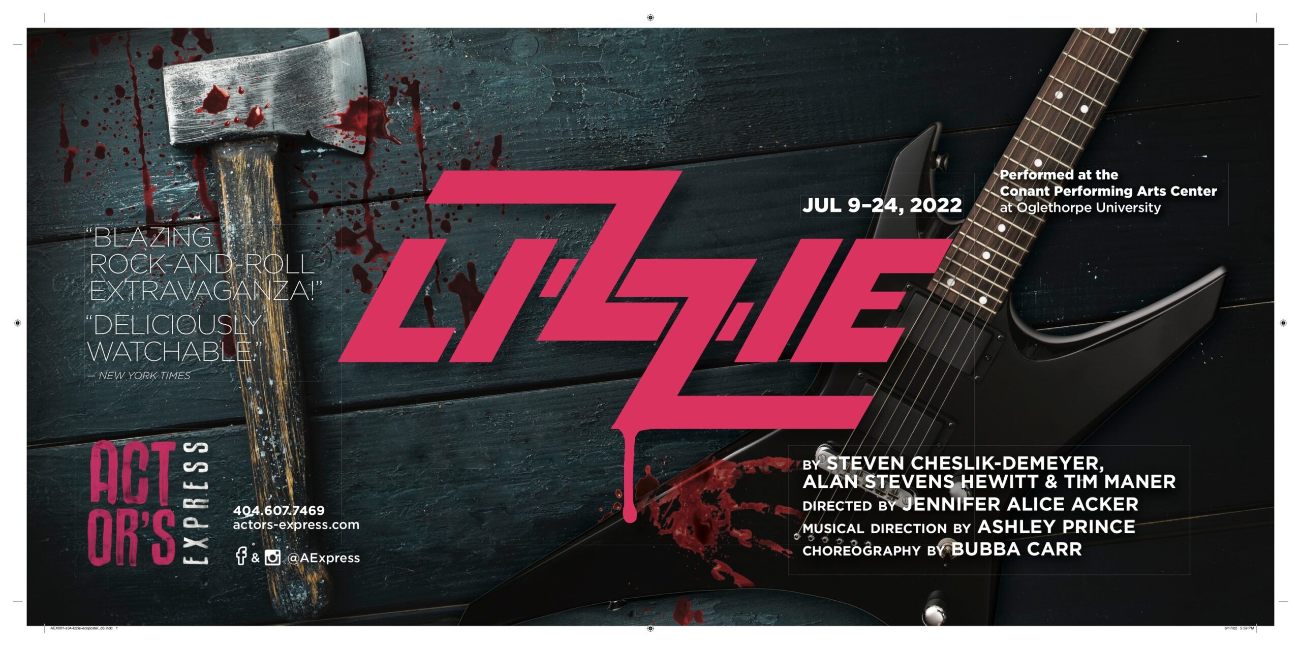 Lizzie musical poster
