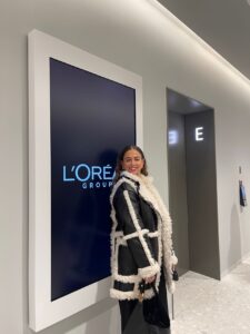 Student Amina Sahovic at L'Oreal