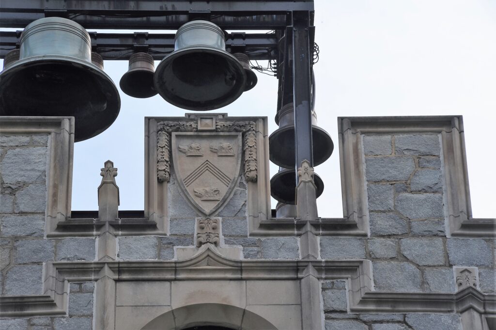 Carillon bells atop Lupton Hall