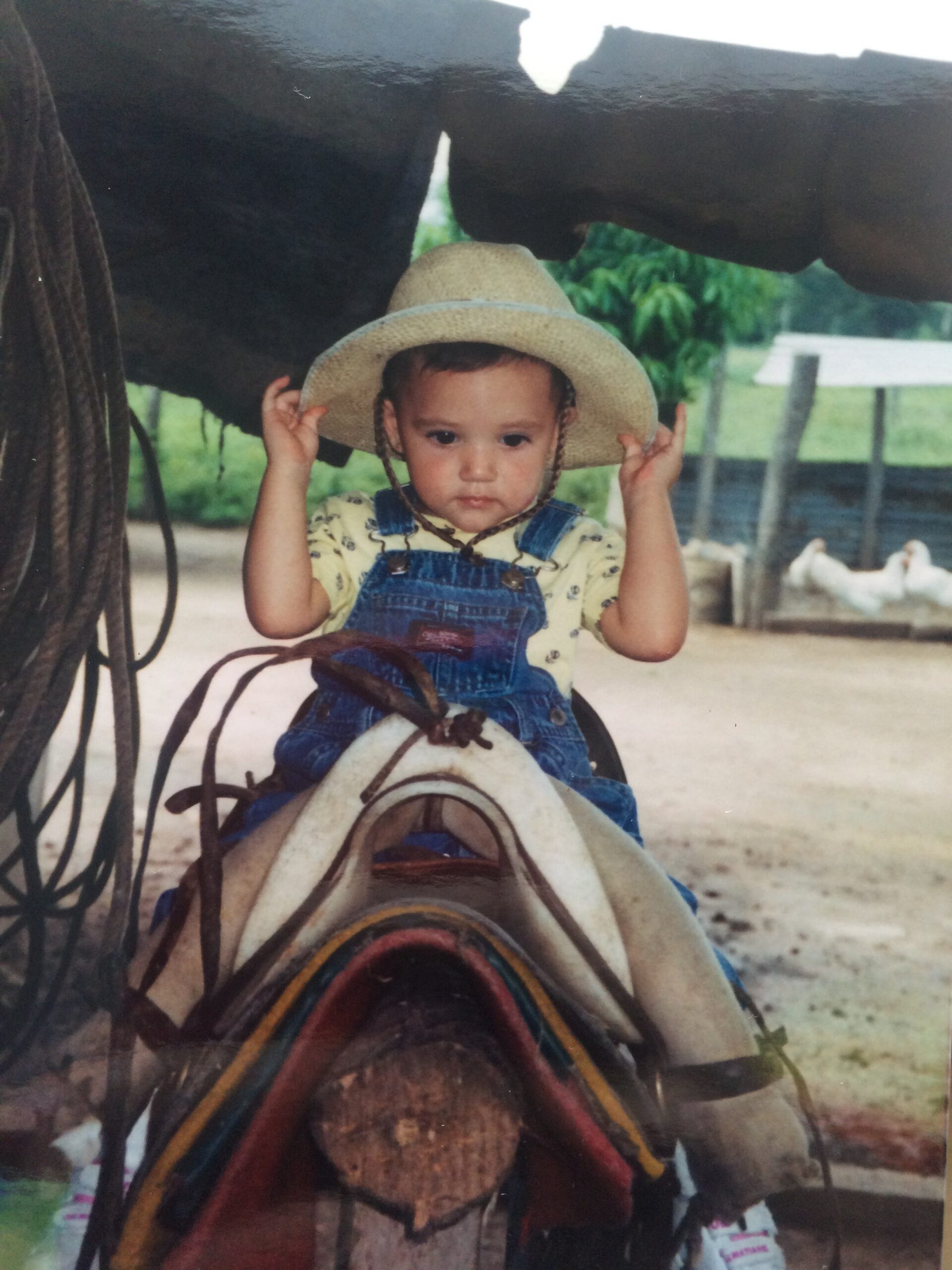 Bea as a child in Venezuela