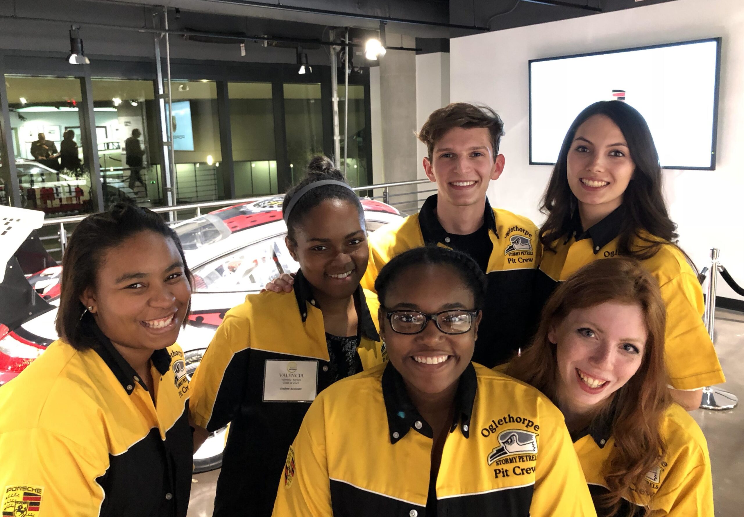 Students Today Alumni Tomorrow STA members at Porsche headquarters