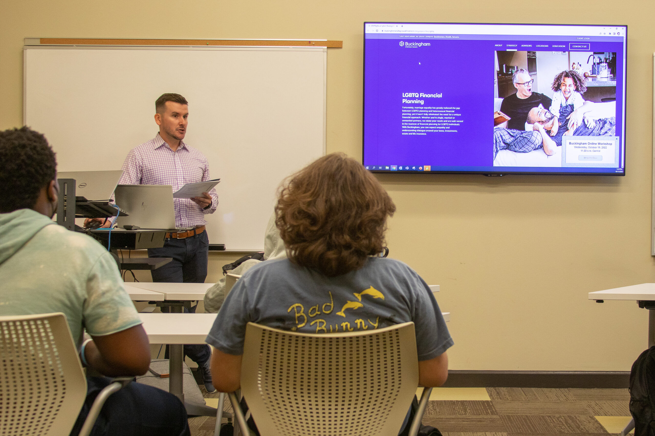 Certified Financial Planner Ryne Vickery presents on LGBTQ+ financial planning