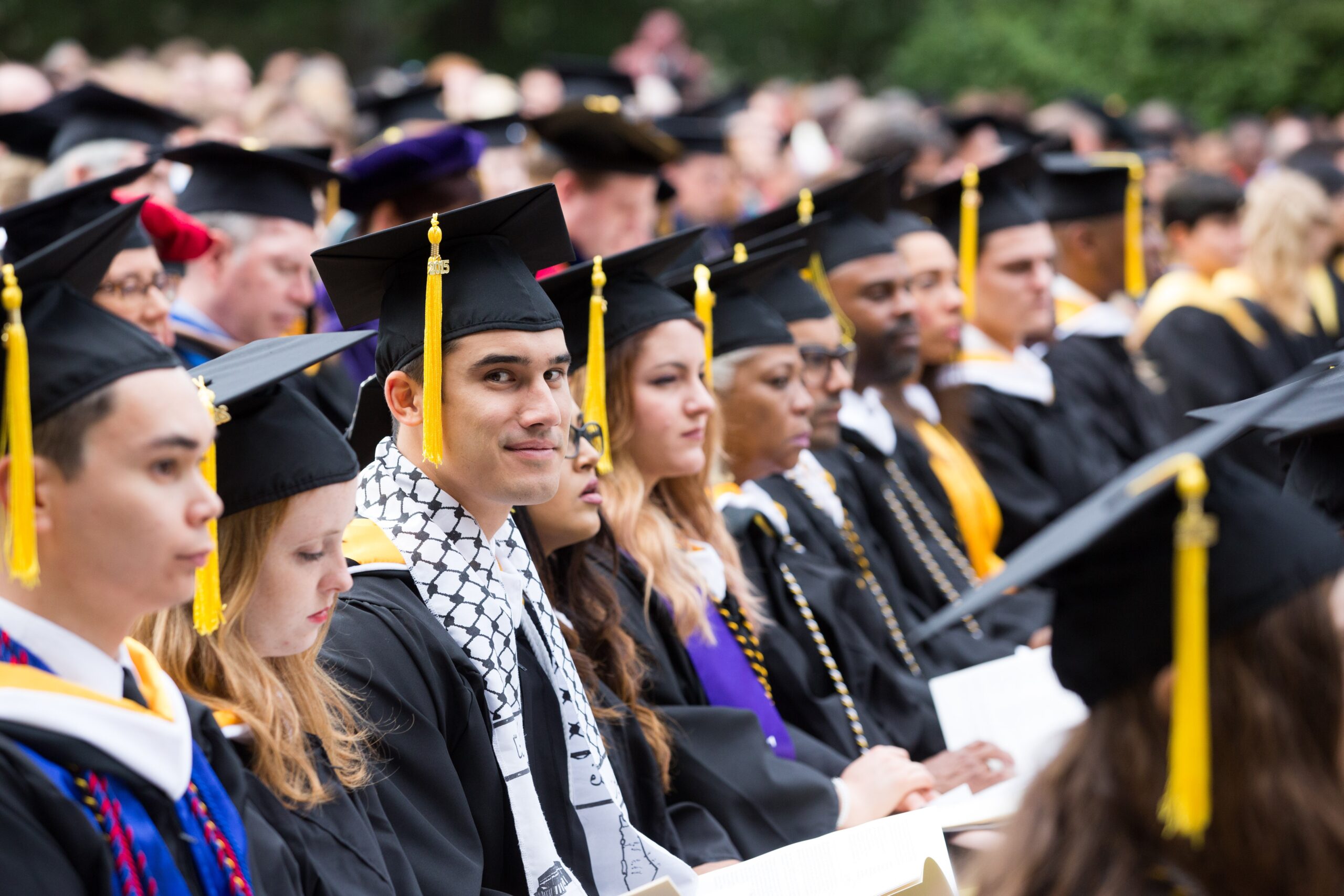 John pictured during the Oglethorpe commencement ceremony in 2015.