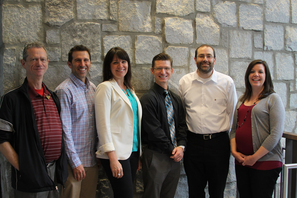 Award winners Mark Gross, Jon Akin, Renee Vary Keele, Danny Glassmann, George Kopec and Melissa Briley.