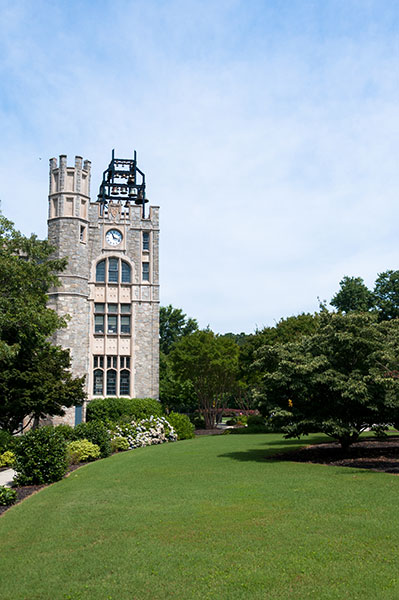 Lupton Hall, Where the Carillon is visible