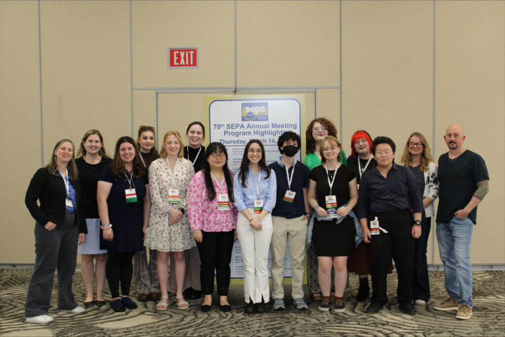 Oglethorpe students, alumni and faculty at the 2024 Southeastern Psychological Association Conference