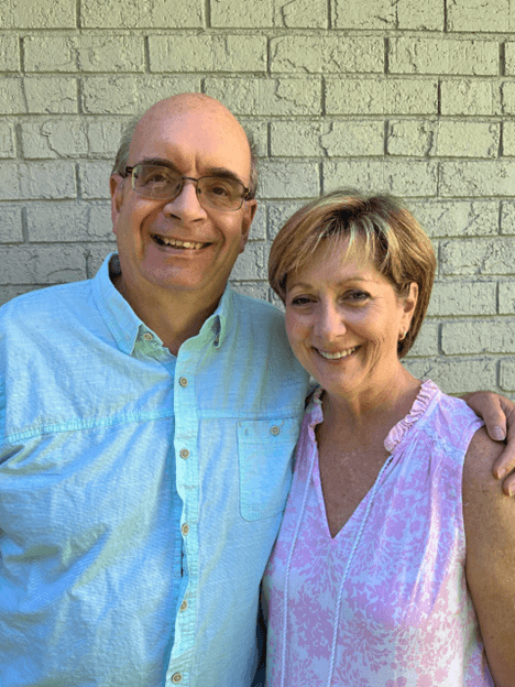 Lee and Joe Knippenberg 2 Lee and Joe Knippenberg posing for a photo.