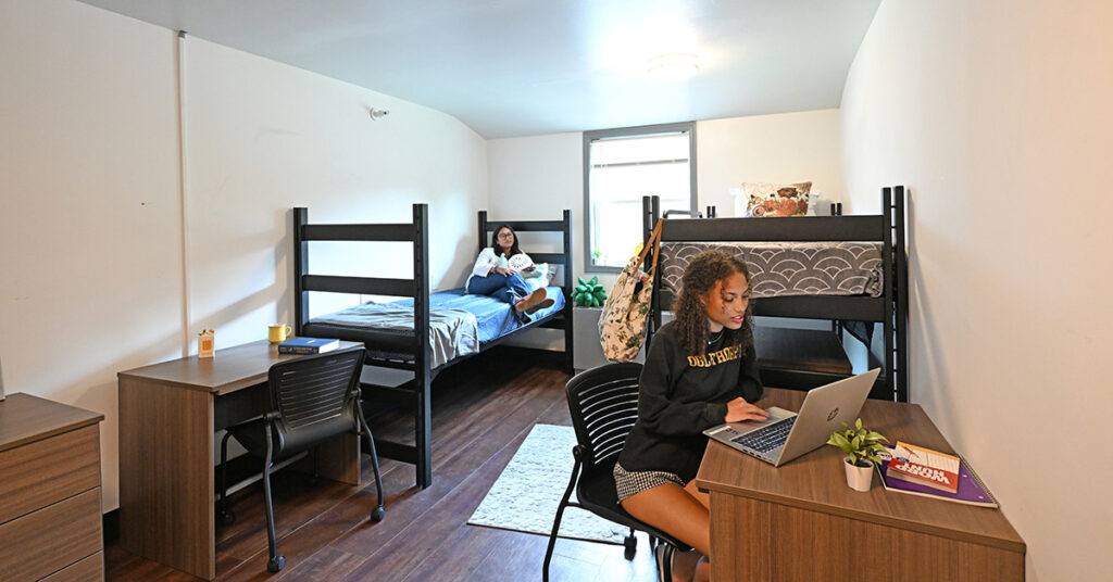 Upper Quad bedroom with roommates