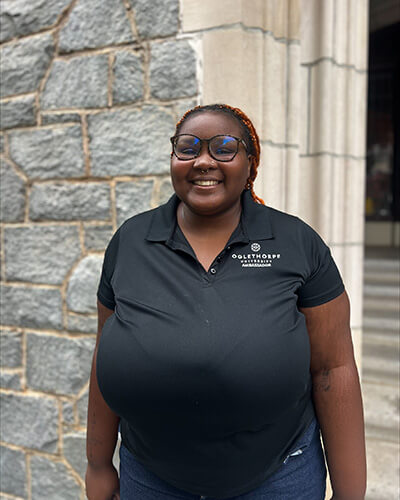 Njeria Lewis, Oglethorpe University student ambassador