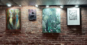 Oglethorpe University students' artwork hangs in galleries in Atlanta.