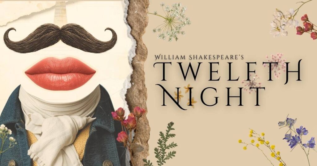A graphic for the Oglethorpe University production of Shakespeare's "Twelfth Night"