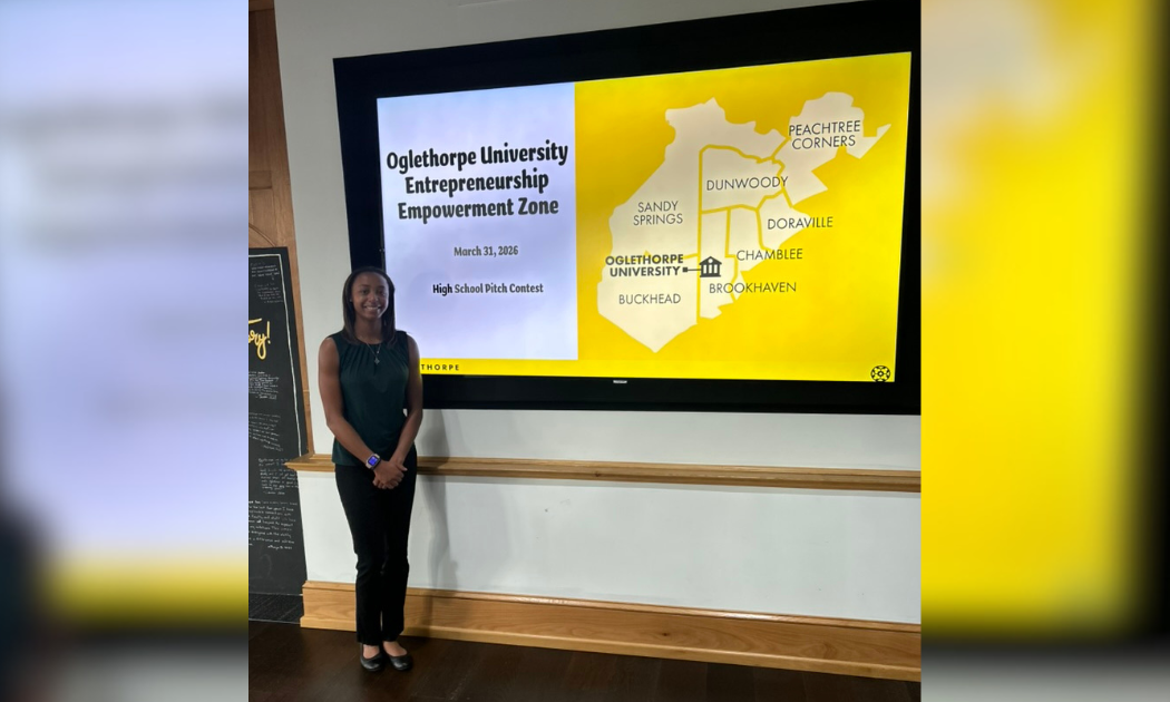 Senior business major mentors Atlanta high school students, grows leadership skills