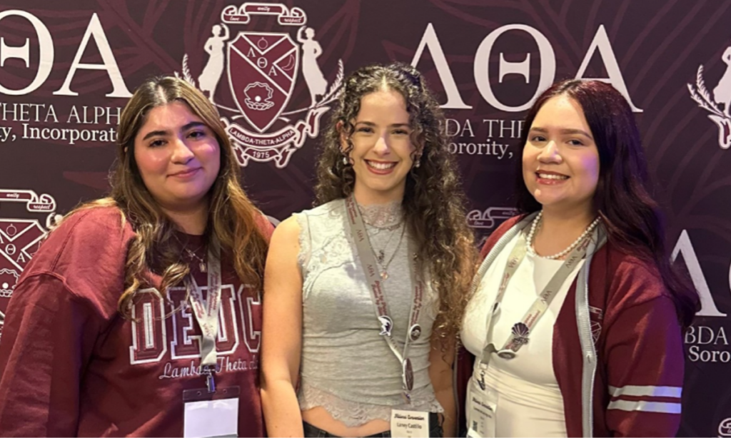 Students attending a Lambda Theta Alpha Conference