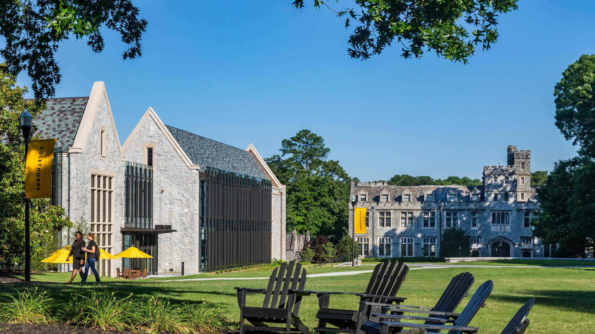 Lowry Hall, Cousins Center for Science and Innovation on Oglethorpe University's academic quad.